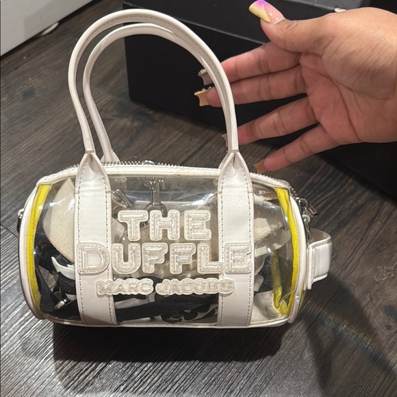 Marc Jacobs White and Yellow Mini Bag with Geometric Design - Picture 1 of 2